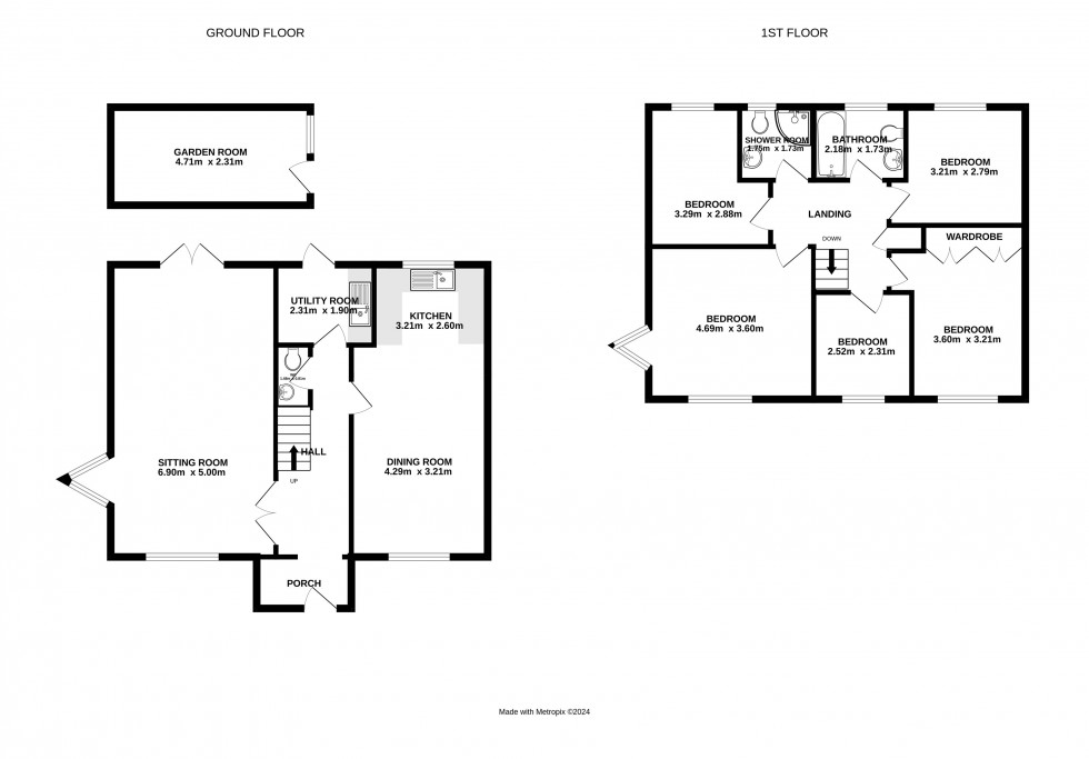 Floorplan for Chatsworth Drive, Ipswich