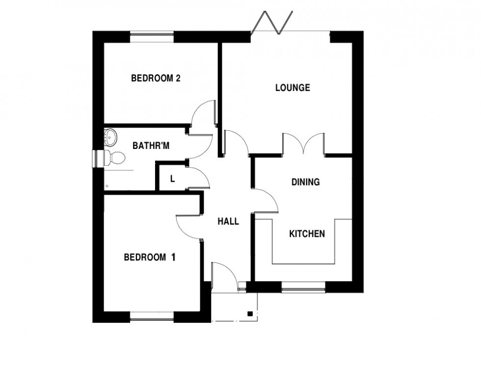 Floorplan for The Drift, Ipswich